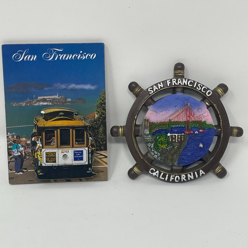 San Francisco California Souvenir Magnet Lot